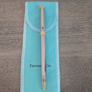 Tiffany & Co. Two-Tone Silver and Gold Retractable Pen